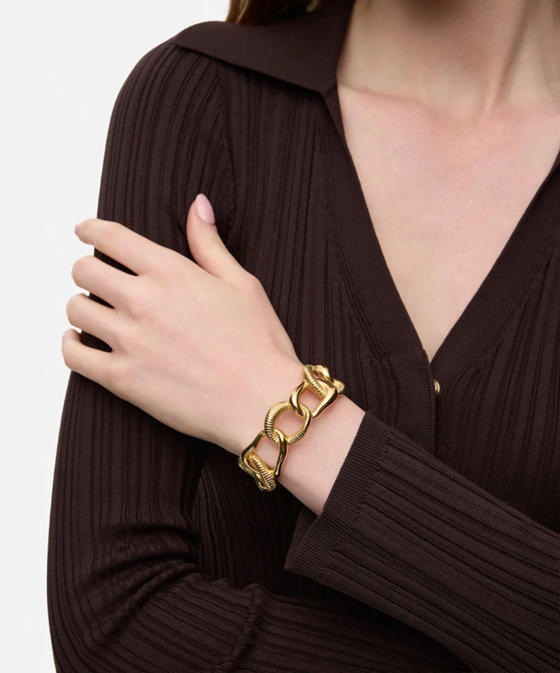 ابيكول Intertwined Rigid Bracelet